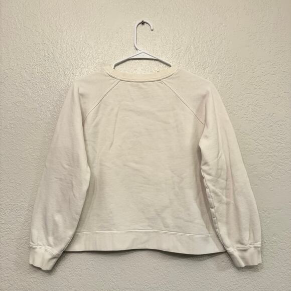 SÉZANE X JCC+ LES POÈMES DU FUTUR SWEATSHIRT White Size Small - Picture 5 of 7